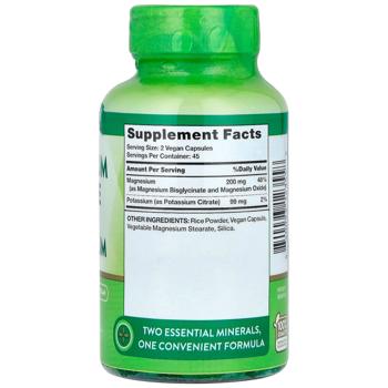 Калій цитрат плюс магній, Potassium Citrate Plus Magnesium, Nature's Truth, 90 капсул - купить, цены на Biotus - фото 2