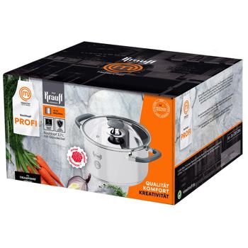 Кастрюля Krauff со стеклянной крышкой 3,7л 20см - купить, цены на За Раз - фото 3