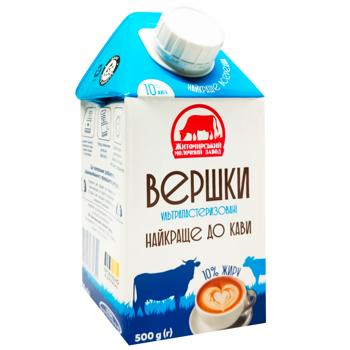 Zhytomyr Milk Plant Cream 10% 500g - buy, prices for Supermarket "Kharkiv" - photo 2
