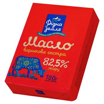 Масло Родная земля Экстра 82,5% 180г