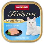 Animonda Vom Feinsten Wet Food with Turkey and Trout for Adult Cats 100g