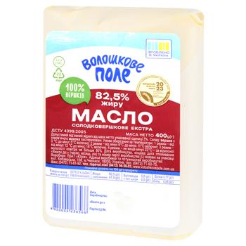 Voloshkove Pole Extra Sweet Cream Butter 82.5% 400g - buy, prices for MegaMarket - photo 1
