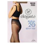 Колготи жіночі Elegant Fleur 20 Den р.3 Natural