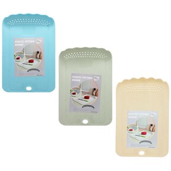 Доска разделочная пластик со сливом 32*21см 237-34235 - купить, цены на Таврия В - фото 1