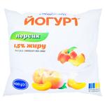 Йогурт Дживальдис Персик 1,5% 400г