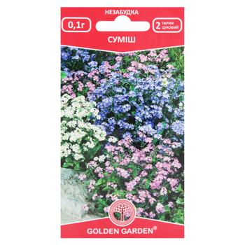 Golden Garden Forget-me-not Mix Flowers Seeds 0.1g - buy, prices for MegaMarket - photo 1