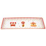 Bona Di Winter's Tale Rectangular Porcelain Dish 35.5x14x2cm