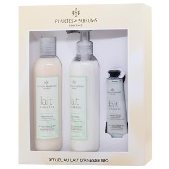 Plantes&Parfums Huile d'Amande Douce Shower Cream 250ml + Body Lotion 250ml + Hand Cream 30ml Gift Set - buy, prices for WINETIME - photo 1