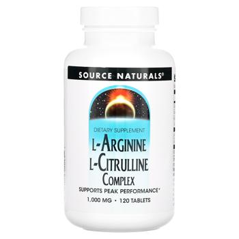 arginine source naturals 120pcs USA