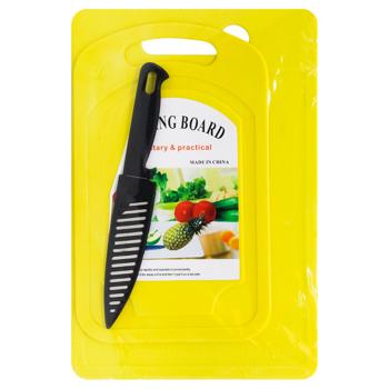 Kitchen Set 2 Cutting Boards + Knife AR02018 - buy, prices for - photo 3