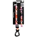 MasterZoo Nylon Dog Collar 30.5cm + Leash 122cm/10mm Ocean Flower