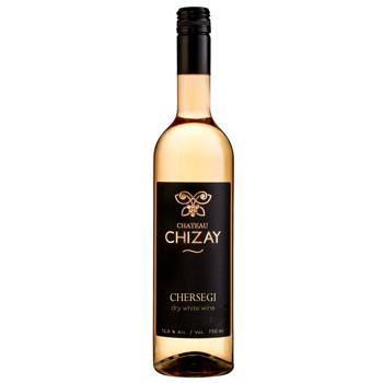 Вино Chateau Chizay Chersegi белое сухое 12,5% 0,75л - купить, цены на ULTRAMARKET - фото 1