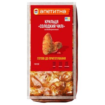 Крылышки куриные Наша ряба Аппетитная Сладкий чили охлажденные ~1,3кг