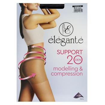 Колготы женские Elegant Support 20 Den р.5 Nero