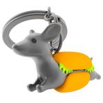 Metalmorphose Dachshund HotDog Keychain