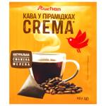 Auchan Crema Ground Coffee in Pyramids 10g