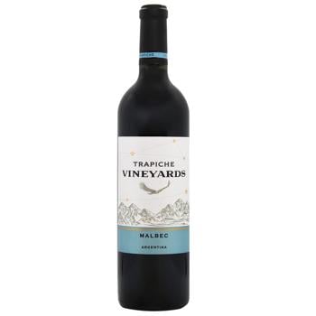 Вино Trapiche Malbec красное сухое 13,5% 0,75л - купить, цены на - фото 1