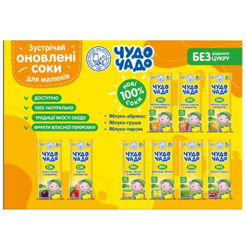 Chudo-Chado banana-apple juice with pulp without sugar for children from 6 months 200ml - buy, prices for METRO - photo 4