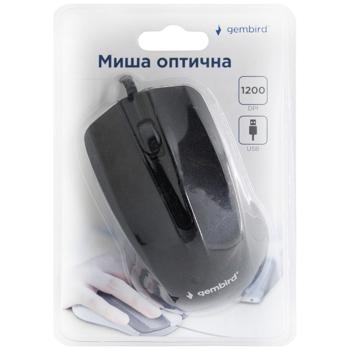 GEMBIRD MUS-101 Black Mouse - buy, prices for Auchan - photo 1