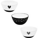 Orion Heart Salad Bowl 15x8cm in assortment
