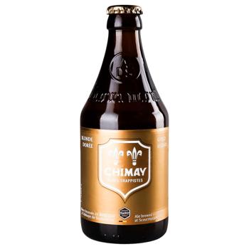 Chimay Gold Light Beer 4.8% 0.33l - buy, prices for METRO - photo 1