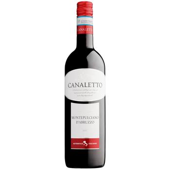 Вино Canaletto Montepulciano d'Abruzzo червоне сухе 12% 0,75л