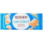 Шоколад білий Roshen пористий 80г
