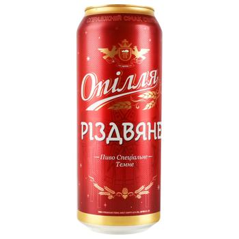 Пиво Опілля Різдвяне темне 4,8% 0,5л - купити, ціни на КОСМОС - фото 1