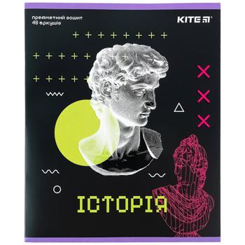 Зошит предметний Kite Neo Історія в клітинку 48 аркушів - купити, ціни на Auchan - фото 1