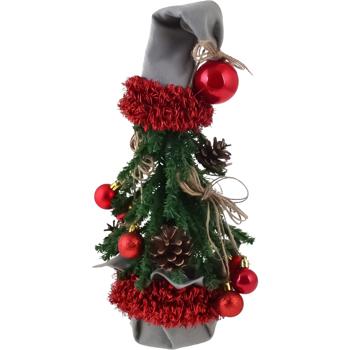 Елка искусственная Yes! Fun Дед Мороз с украшениями 38см