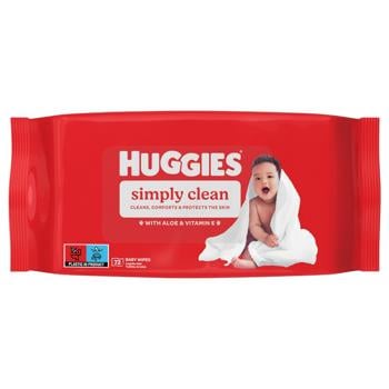 Huggies Simply Clean Baby Wet Wipes 72pcs - buy, prices for COSMOS - photo 1