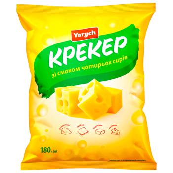 Yarych Cracker with Four Cheeses Flavor 160g - buy, prices for Auchan - photo 1