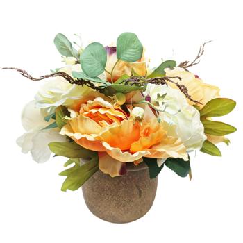 Квіти шутчні Букет Троянд у горщику - купити, ціни на Таврія В - фото 3