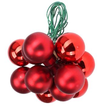 Кулі ялинкові Koopman на металевому дроті 2см 12шт черовний