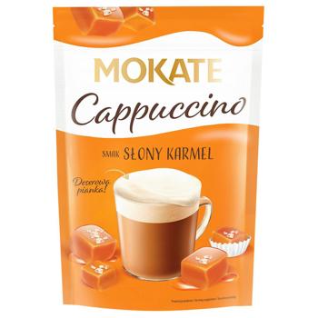 Mokate Cappuccino Coffee Drink with Salted Caramel 110g