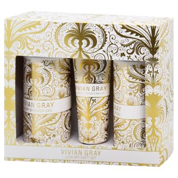 Vivian Gray Velvet Touch Gel and Lotion Set 2pcs 250ml and Hand Cream 75ml