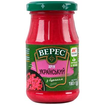 Хрін Верес Український 190г - купити, ціни на Чудо Маркет - фото 2
