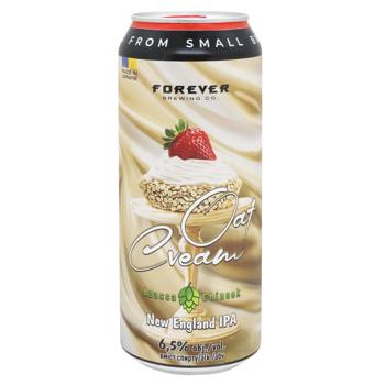 Пиво Forever Oat Cream світле нефільтроване 6,5% 0,5л
