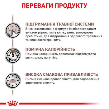 Набір корму Royal Canin Moderate Calorie для котів із захворюваннями шлунково-кишкового тракту сухий 2кг + вологий 4шт*85г - купити, ціни на MasterZoo - фото 3