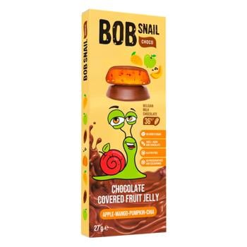 Bob Snail marmalade apple-mango-pumpkin-chia in chocolate with without sugar 27g