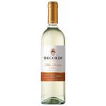 Вино Decordi Vino Bianco белое полусладкое 10% 0,75л