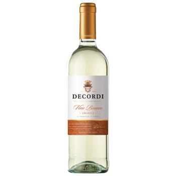 Вино Decordi Vino Bianco біле напівсолодке 10% 0,75л - купити, ціни на Епіцентр FOOD - фото 1