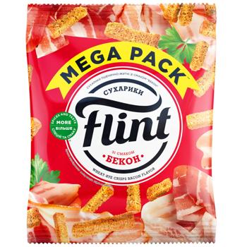 Flint rye-wheat rusks with bacon flavor 110g