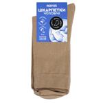 Novus Long Men's Socks s.27-29 Dark Beige