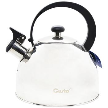 Gusto Whistling Kettle 2.5l - buy, prices for Torba - photo 1