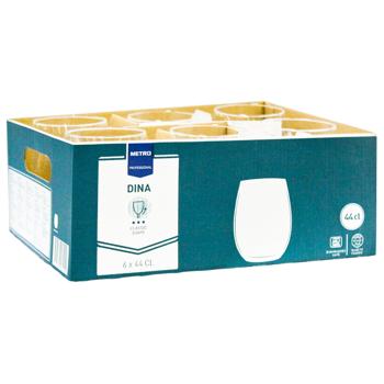 Стакан Metro Professional Dina 440мл 6шт - купить, цены на Biotus - фото 3