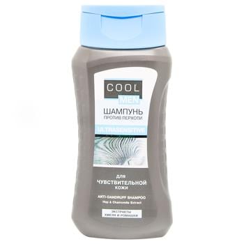 Cool Men Ultrasensitive Shampoo against Dandruff 250ml - buy, prices for ULTRAMARKET - photo 1