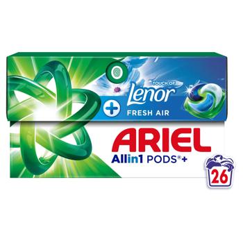 Ariel Lenor Fresh Air Washing Capsules 26pcs - buy, prices for Ideal - photo 1