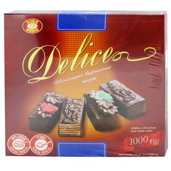 Biscuit-Chocolate Delice Chocolate-Waffle Cake 1kg - buy, prices for - photo 1