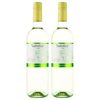 Вино Solstice Pinot Grigio (1+1) біл сух 11,5% 1,5 л - купить, цены на AlcoHub - фото 1